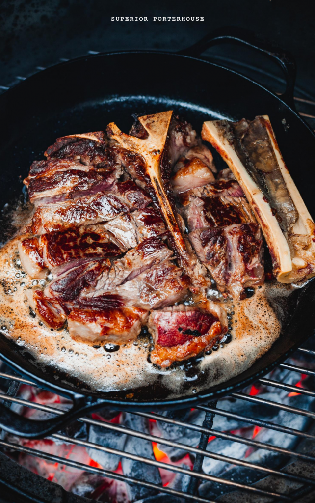 Superior Porterhouse van ALL FIRED UP Big Green Egg Recepten